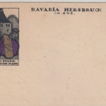 Bayern - Hersbruck Bavaria im SVC Studentenkarte gelaufen 1923