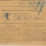 Bayern - 3 M. Ludwig/Volksstaat u.a. Paketkarte Regensburg - Fürth 18. MAI 20