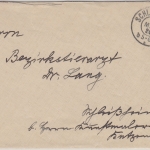 DR - 5 Pfg. Adler Ortsbrief K2 Schleissheim 11. Mai 26