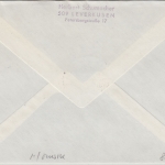 BRD - Bayreuth Richard Wagner festspiele Einschreibebrief Sonder-R-Zettel 1971