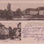 Bayern - Wachenroth Schloss Weingartsgreuth sw-Mehrbild-AK gelaufen 1930