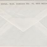 BRD - 190 Pfg. B&S Einschreibebrief Hallstadt - München 1977