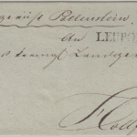 Bayern - Leupoldstein L1 Dienstbrief n. Hollfeld ca. ca. 1830