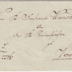 Bayern - Wunsiedel 4/8 Fingerhut-K2 (Sonderform) Dienstbrief n. Vordorf ca. 1855