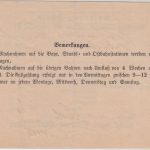 Bayern - Bamberg Eisenbahn Güterexpedition "Aufnahms-Schein" 1876