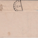 Bayern - Bahnh. Bamberg 18/8 Bahnpost-HKS Dienstbrief n. Burgellern 1865