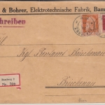 Bayern - 10+30 Pfg. Luitpold Einschreibebrief Bamberg 2 - Brückenau 1912