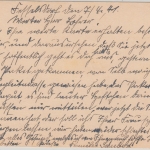 DR - Fesselsdorf ü. Bamberg Landpost-Ra2 Feldpostkarte n. Bamberg 1941