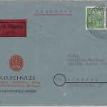 BRD - 10+70 Pfg. HeussI/II Eilbrief Lichtenfels - Bamberg 1959