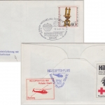 BRD - Michelau 1981 Helikopterpost anl. Briefmarkenausstellung