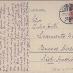 Bayern - Cortendorf Fabrik etc. farb. Mehbild-Litho n. ARGENTINIEN 1911