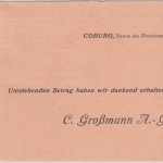 DR - 15 Pfg. Kant NN-Karte Coburg - Oberstdorf 1927 Portokontrolle Düsseldorf