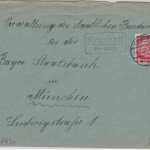 DR - Neundorf ü. Coburg Landpost-Ra2 Brief n. München 1937