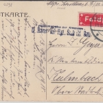 Bayern - Kulmbach Erste Kulmbacher Exportbier-Brauerei farb. Werbe-AK 1918
