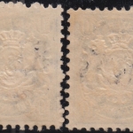 Bayern - 2x10 Pfg. Wappen/Porto Wz.3 lose mit Aushilfs-L1 Kulmbach