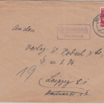 DR - Schwarzach ü. Kulmbach Landpost-Ra2 Brief n. Leipzig 1938