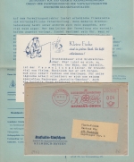 BRD - Kulmbach 1953 4 Pfg. AFS Baumann Druck Drucksache n. Puchheim - Inhalt !