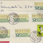BRD - 60 Pfg. B&S Ganzsache + Gebühr bezahlt + Zusatz Kulmbach 1983 Portostufe !