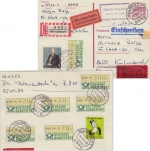 BRD - 60 Pfg. B&S Ganzsache + Gebühr bezahlt + Zusatz Kulmbach 1983 Portostufe !