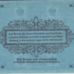 DR - Kulmbach Plassenburg 1 Mark kassenfrischer Geldschein Lagergeld 1.Weltkrieg