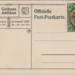 Bayern - Kronach Turnverein Offizielle Festpostkarte "Goldenes Jubiläum" 1911