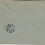 Bayern - 20 Pfg. Ludwig u.a. Einschreibebrief Kronach - Hof 8. APR 20