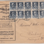 Bayern - 10x2 1/2 Pfg. Ludwig/Überdruck illustr. Firmenbrief Kronach 1918
