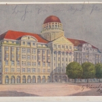 Bayern - Kronach 1914 unfrank. Ortskarte Ra3 Portokontrolle