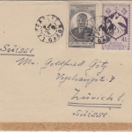 Franz. Äquatorial-Afrika - 4 Fr. Phönix u.a. Luftpostbrief i.d. SCHWEIZ 1946