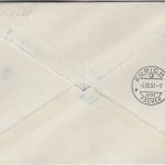 Franz. Somaliküste - 30 Fr. 75 Jahre UPU u.a. Einschreibebrief Djibouti 1951
