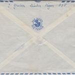 Franz. Westafrika - 2x5,50 Fr. Flugpostausg. u.a. Luftpostbrief Zinder 1946