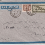 Franz. Indochina - 37 C. Flugpostausg. u.a. Luftpostbrief Saigon - Paris 1940
