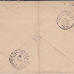 Franz. Indochina - 2x10+5 C. Freimarken Brief n. BELGIEN Sogtrang Quivrain 1910