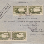 Senegal - 4x2 Fr. Flugpostausgabe Luftpostbrief Dakar - Marseille 1942