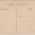 Senegal - Dakar 1911 4 C. bildseitig sw-Aansichtskarte Rue des Essarts