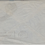 Tunesien - 2x1,30 Fr. Flugpostausg./Überdruck Luftpostbrief n. USA Tunis 1936