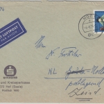 Berlin - 60 Pfg. Jugend/Tierschutz Luftpostbrief n. HOLLAND Hof - Zeist 1974