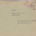 All.Bes. - Kirchenlamitz 2 29.11.45 Gebühr bezahlt "Schnitz"-L2 Brief