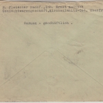 All.Bes. - Kirchenlamitz 2 29.11.45 Gebühr bezahlt "Schnitz"-L2 Brief