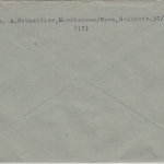 DDR - 12 Pfg. Postgewerkschaft waagr. Paar Brief Nordhausen - Wiesbaden 1950