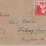 DDR - 24 Pfg. Deutsch-Polnische Freundschaft Brief Annaberg-Buchholz 1951