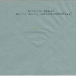 DDR - 16 Pfg. Akademie Grimm Ortsbrief Berlin 1950