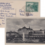 DDR - 12 Pfg. Dt.-Chin. Freundschaft Karte Seebad Heringsdorf - Falkenthal 1952