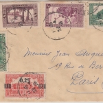 Algerien - 40 C. Landschaften u.a. Brief Oran - Paris 1939