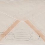 Algerien - 10 Fr. Hafen Brief n. FINNLAND Algier - Helsingfors 1947