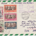 Wallis & Futuna - Zuleitungspost Leipziger Frühjahrsmesse SF Leipzig - Prag 1963