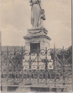 Martinique - 10 C. Eingeborene Ansichtskarte n. HOLLAND Fort de France 1915