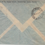 Belgisch Congo - 7 Fr. Soldat u.a. Luftpostbrief n. FRANKREICH Leopoldville 1946