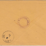 Bayern - 3 Kr. Wappen gez. K1 Kitzingen 8 JUL Brief Buchbrunn - Leisnig