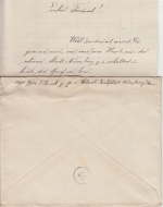 Bayern - Eichfeld 10. FEB 16 K1 Feldpostbrief n. München